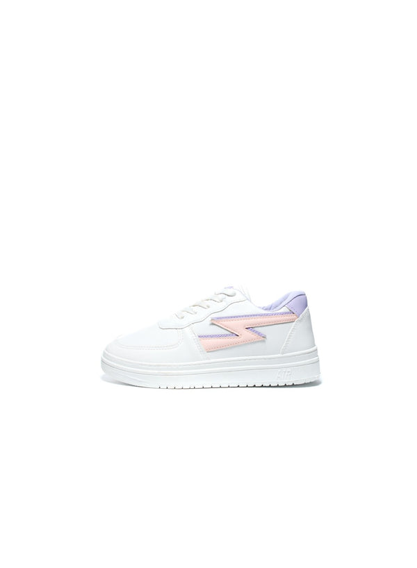 Side Colored Lace-up Flat sneakers for Women